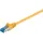 goobay CAT 6A Patchkabel, S/FTP (PiMF), Gelb