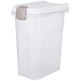TRIXIE Barrel airtight seal plastic 40 l/27 × 61 × 45 cm transparent-white/white