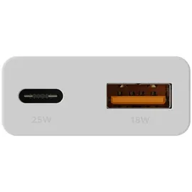 Xtorm Go2 SlimLine Wand-Ladegerät 25W 1x USB-C/ 1x USB-A weiß