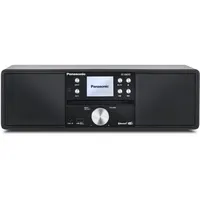 Panasonic SC-DM202EG-K All-in-One Stereo System mit CD, DAB+, Bluetooth, schwarz