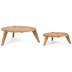Gartencouchtisch-Set Camden aus Teakholz