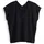 Opus Damen Kurzarmshirt | Jerseyshirt SIRUKUS Structure Regular mit Crash Effekt Black, 38
