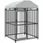 vidaXL Outdoor-Hundezwinger mit Überdachung 120x120x150 cm