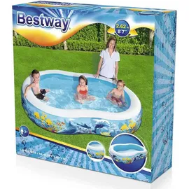 BESTWAY Family Pool Sea Ground 262 x 157 x 46 cm