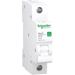 Schneider R9F27116 Leitungsschutz- schalter Resi9 1P, 16A, B Charakteristik