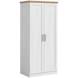 Möbel Boss Kleiderschrank Florenz 84 x 185 x 54 cm Sibiu Lärche