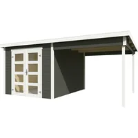 Nordic Holz Gartenhaus-Anbaudach NORDIC HOLZ »Zambezi«, Anbau beige (natur),