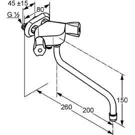 Kludi Standard chrom 314530515
