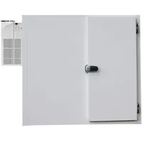 Wimar Kühlzelle Komplettset | 2700 x 2100 x 2210 mm | 10,1 m3 | mit Huckepackaggregat & Kühlregal | Made in Germany |Gastronomie Kühlhaus