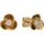 JETTE Ohrstecker FLOWERS Gelbgold 89221766
