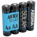 Absina Solar Akku AA 800 mAh 4 St.