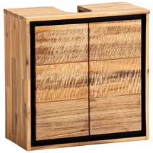 Woodkings Waschbeckenunterschrank 51,0 x 51,0 x 25,0 cm Braun
