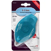 Scrapbook Adhesives 3L Dots Refillable Permanent Dispenser, 43 Feet E-z Runner Punkte nachfüllbarer, Klar, 13M