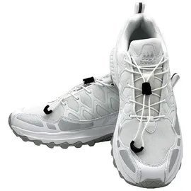 Fusskleidung Nowaland Damen Herren Wanderschuhe wasserdichte Trail Running Trekkingschuhe Weiß - 40