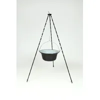su-deco Gulaschkessel 14 Liter Granit/Stahl schwarz