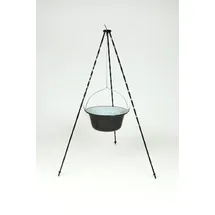 su-deco Gulaschkessel 14 Liter Granit/Stahl schwarz