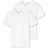 SCHIESSER UNCOVER by SCHIESSER Herren T-Shirts im Pack - Vorteilspack, V-Ausschnitt, S-3XL Weiß 2XL Pack