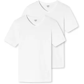 SCHIESSER UNCOVER by SCHIESSER Herren T-Shirts im Pack - Vorteilspack, V-Ausschnitt, S-3XL Weiß 2XL Pack