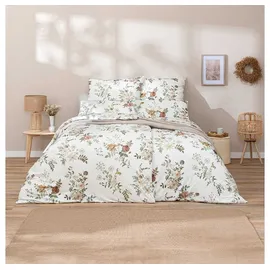 Estella Mako Interlock Jersey Bettwäsche Perla Elfenbein