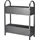 PROGARDEN Pflanzgefäss Metall 60 x 22,5 x 75 cm Anthrazit