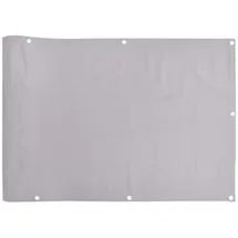 vidaXL Balkonverkleidung 400 x 90 cm grau PVC