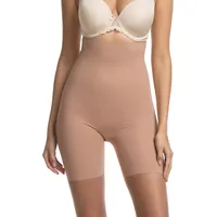 Magic Bodyfashion Damen, Maxi Hi-Bermuda Taillenmieder, Mocha, L -