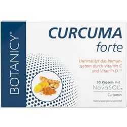 Botanicy Curcuma Forte Kapseln mit Pflanzenextrakten 30 KAP