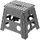ZOLLNER Tritthocker 29 cm x 30 cm x 22 cm Grau
