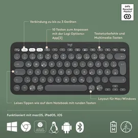Logitech K380s Wireless Tastatur DE