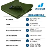 Floordirekt Abdeckplane 10 x 15 m Grün