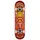 Rocket Espresso ROCKET Chief Pile-up Longboard, Erwachsene, Unisex, Rot (Rot), 7,75