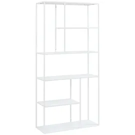 [en.casa] Standregal Vehmaa 90 x 30 x 188 cm Weiß