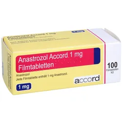 Anastrozol Accord 1 mg Filmtabletten 100 St