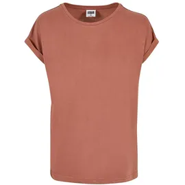 URBAN CLASSICS Modal Extended Shoulder Kurzarm-T-Shirt Terracotta XS