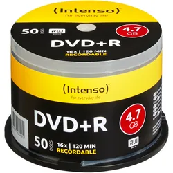Intenso 50 x DVD+R - 4.7 GB 16x - Spindel