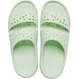Crocs Classic Floral Cut Out Sandal - Jade Tint EU 39-40