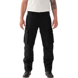 Rokker Black Jack Cargo Textilhose, schwarz, 28