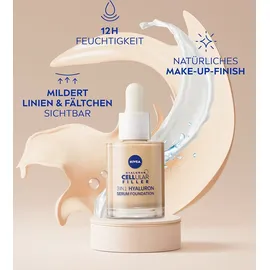 NIVEA Hyaluron Serum Foundation 02 mittel 30 ml