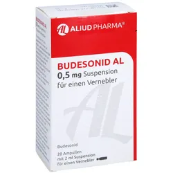 BUDESONID AL 0,5 mg Suspension f.einen Vernebler 20X2 ml