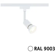 Paulmann URail Schienenspot Salt 10 W, Signalweiß