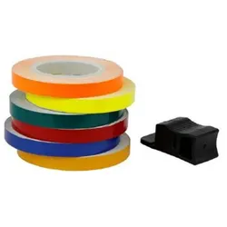 V PARTS Felgenumrandung 6m x 7mm reflektierend grün, grün
