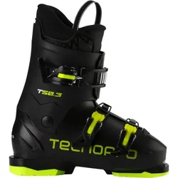 TECNOPRO Kinder Skistiefel T50-3, Schwarz/Gelb, 23