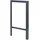 MCW Fahrradbügel MCW-J74 Fahrradständer Anlehnbügel, verzinkter Karbonstahl Outdoor-pulverbeschichtet 115x60x6cm ~ anthrazit