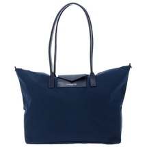 Lancaster Schultertasche Smart KBA Large Shoulder Bag L Bleu Foncé