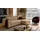 marpur Ecksofa RIO, Cordstoff, Bettfunktion und Bettkasten beige