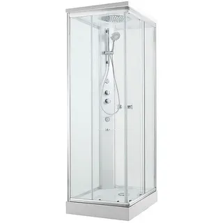 Komplettdusche Shower 900 x 900 x 2110 mm Thermostatmischer + Hand-/Kopf-/Seitenbrause - 93 979 78