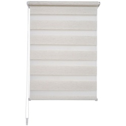 LIEDECO Doppelrollo »Klemmfix«, natur, Polyester - beige