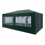 vidaXL Partyzelt 3 x 6 m inkl. 6 Seitenteile Grün