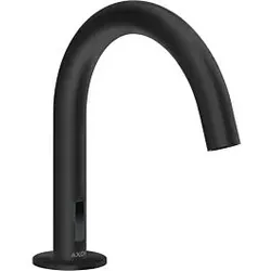 hansgrohe Axor Uno Elektronik-Waschtischarmatur 38010670 mit Temperaturregulierung, Netzbetrieb 230 V, mattschwarz