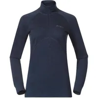 Bergans Inner:Pure Merino Half Zip Longsleeve Blau S